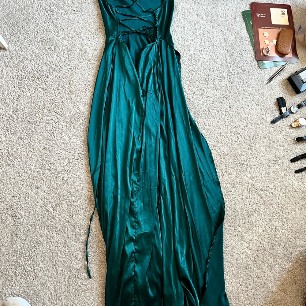 SHEIN Teal Maxi Dress